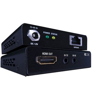 Vanco Ultra-Slim HDMI Over Cat 5e / 6 Cable Extender w / POE and