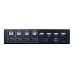 Vanco HDMI 4K 4x1 Multiview Selector Switch and KVM USB Cont