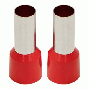 Install Bay Ferrules - Red 4GA 50 / Bag