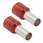 Install Bay Red 2 GA Ferrules - Package of 100