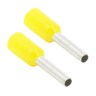 Install Bay Yellow 18 GA Ferrules - Package of 100