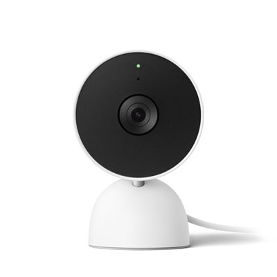 Nest Google Cam, Indoor, Wired, 2nd Generation (Snow)