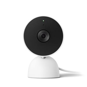 Nest Google Cam, Indoor, Wired, 2nd Generation (Snow)