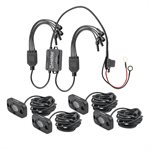 Heise RGB Accent Lights, 4pk Kit (black housing)