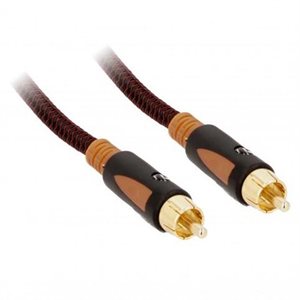 Ethereal Black Series Subwoofer Cable 6ft