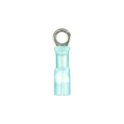 Install Bay 16-14 ga #10 Ring Terminal (blue, 100 pk)