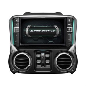 Alpine 9" Weather Resistant Restyle System for Wrangler JK