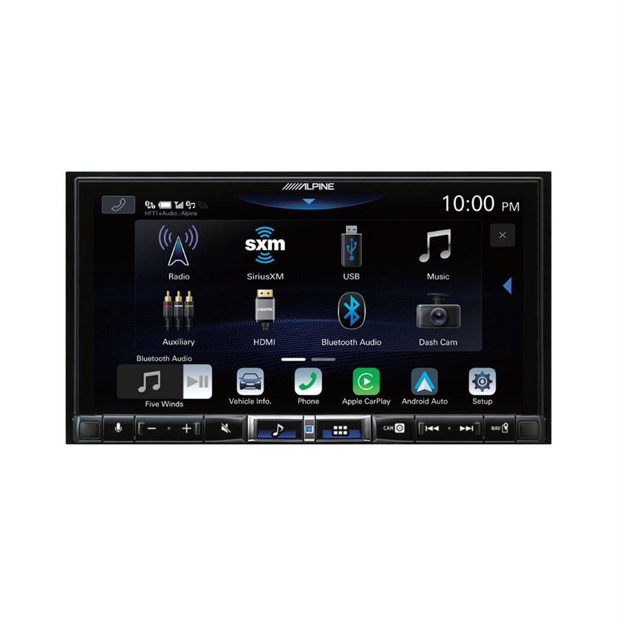 Alpine 7" Double DIN Head Unit