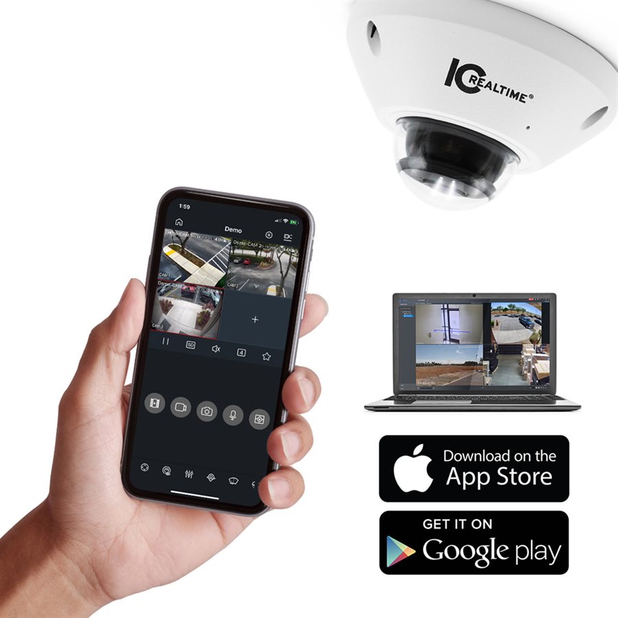 IC Realtime 5MP Indoor / outdoor 360A Spherical Dome