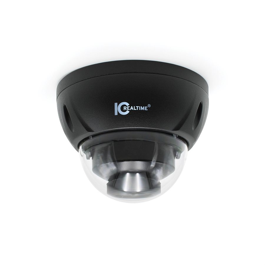 IC Realtime 4MP IP Indoor / Outdoor Mid Size Vandal Dome. Vari