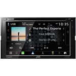 JVC 6.8" DDIN CD / DVD w / Wireless Apple CarPlay  /  Android Auto