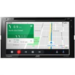 JVC 6.8" DDIN CD / DVD w / Wireless Apple CarPlay  /  Android Auto