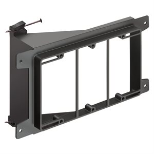 Arlington 3-Gang Nail-On Low-Voltage Mounting Bracket