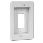 Vanco Recessed Single Gang Indoor InBox for Flat TVS (White