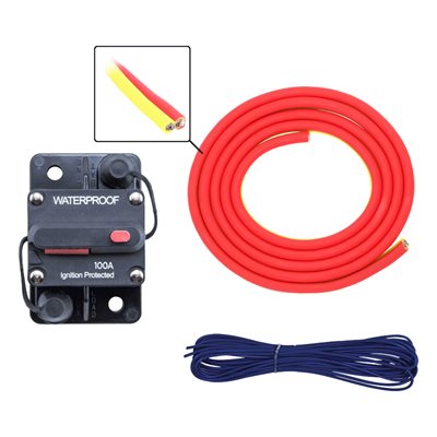 Metra 4ga Marine Amp Kit - 20 feet