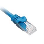 Quest 10' Cat 5e Snagless / Molded Patch Cord (blue)