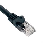 Quest 7' Cat 6 Patch Cable Booted (black)