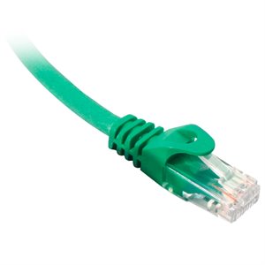 Quest 6" Cat 6 Patch Cable Booted (green)