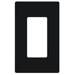 Lutron Nova 1-Gang Screwless Wallplate(black)