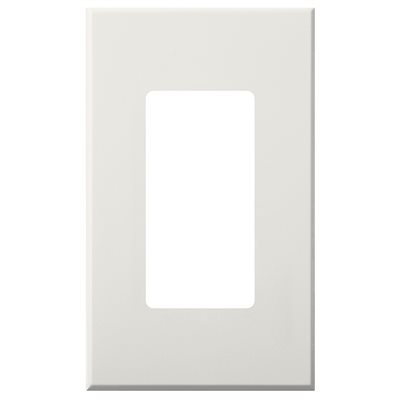 Lutron Nova 1-Gang Screwless Wallplate(white)