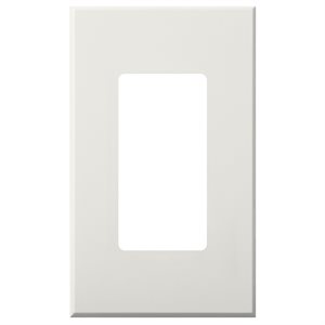 Lutron Nova 1-Gang Screwless Wallplate(white)