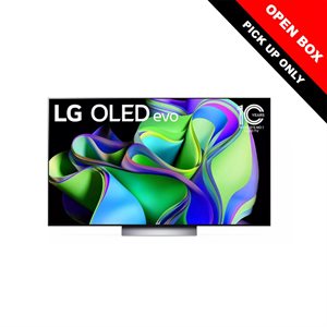 LG 55” 4K OLED C3 Evo Smart WebOS 23 TV 120Hz, HDR (open box pick-up)