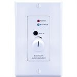 PulseAudio 2 Channel 30w Bluetooth Wall Plate Amplifier (Whi