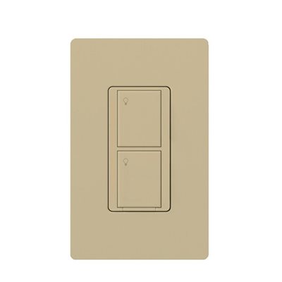 Lutron Caseta 5A 2-Button RF Switch (ivory)