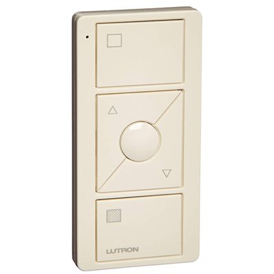 Lutron Pico RF 3-Button Remote w /  Raise / Lower Dimming (Light Almond)