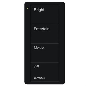 Lutron Pico 4-Button Living / Family Room Scene Keypad (black)