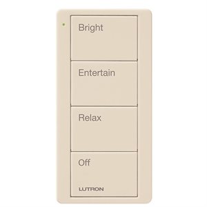 Lutron Pico 4-Button Any Room Scene Keypad (light almond)