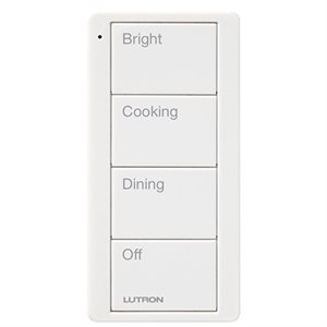 Lutron Pico 4-Button Kitchen Scene Keypad (white)