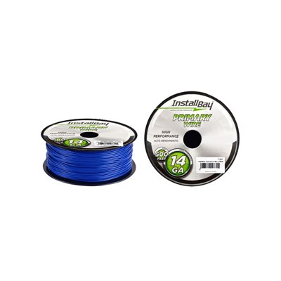 Install Bay 14 ga Primary Wire 500' Spool (blue)