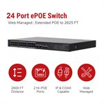 IC Realtime 24 Port Full Gigabit ePOE Switch 360W Max