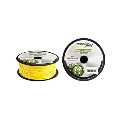 Install Bay 14 ga Primary Wire 500' Spool (yellow)