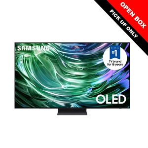 Samsung 55” 4K OLED S90D Smart TV  120Hz, HDR (open box pick-up)