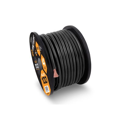 Raptor Vice Series 8 ga Power Cable 250' Spool (black)