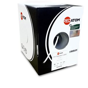 Red Atom 14 / 4 19-Strand Speaker Wire 500' Box (white)(V2)