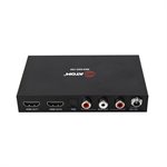 Red Atom HDMI 2.0 Audio Extractor w / 1x2 Distribution Amp