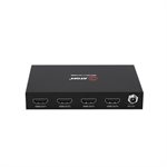 Red Atom HDMI 2.0 1x4 Splitter w /  Scaling, EDID, HDCP 2.2