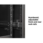 Red Atom 27U Enclosed Locking Rack with Active Cooling(V2 Packaging)