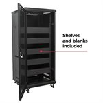 Red Atom 42U Enclosed Locking Rack with Active Cooling(V2 Packaging)