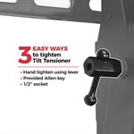 Red Atom 37"-80" Tilt Wall Mount Post-Leveling Adjustable