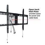 Red Atom 65"-110” Fixed Open Wall Mount Post-Leveling Adjustable