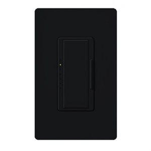 Lutron RadioRA2 Maestro 600W / 600VA Neutral Dimmer (midnight)