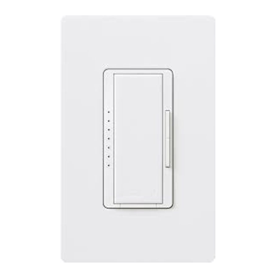 Lutron RadioRA 2 Maestro 600W / 600VA Neutral Dimmer (wht)