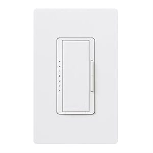 Lutron RadioRA2 Maestro 600W / 600VA Neutral Dimmer (wht)