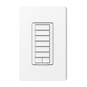 Lutron RadioRA2 Hybrid Master Keypad w / Neutral Wire(Snow White