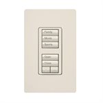 Lutron RadioRA 2 Wall Mount Designer Keypad (light almond)