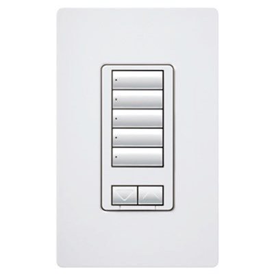 Lutron RadioRA2 CL 5BRL HYB ST KEYPAD(white)